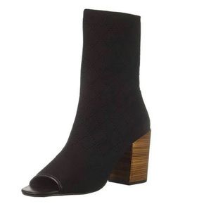 Kelsi Dagger Knit Peep Toe Bootie